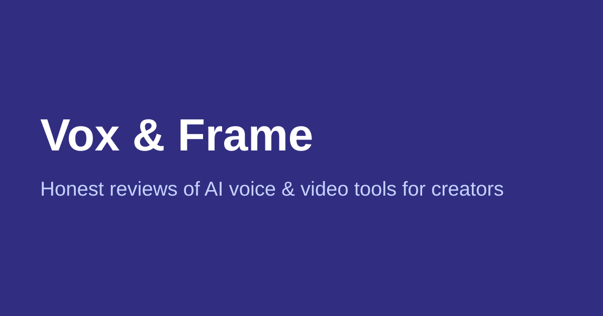ElevenLabs vs Murf AI (2026): Which AI Voice Tool Is Better? | Vox & Frame